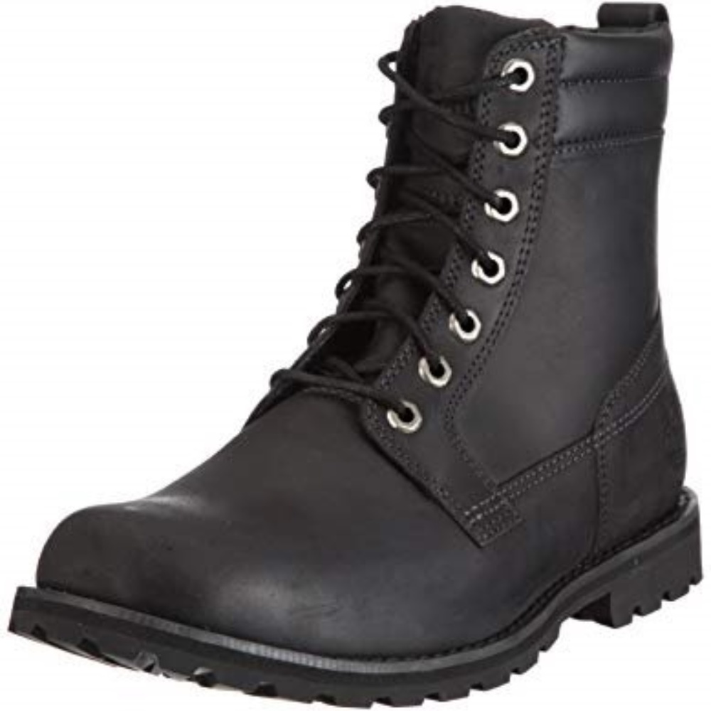 Timberland 6" Black Leather Boot